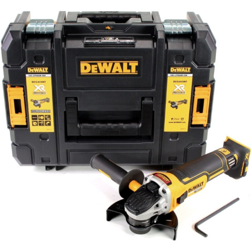 Аккумуляторная шлифмашина DeWALT DCG405NT 18В
