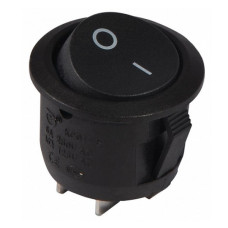 Переключатель TNSy KCD1-5-101 B/B круглый черный (TNSy5500705)