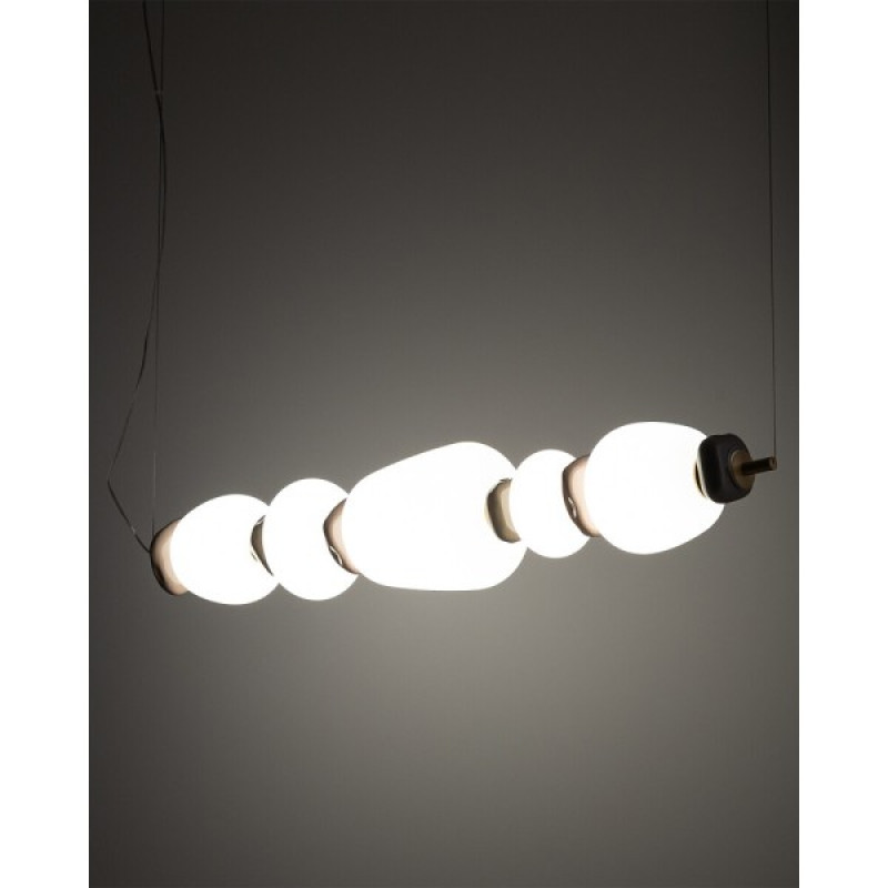 Подвесной светильник, люстра Nowodvorski 11699 Ceramic Horizontal LED 1x26W 3000K 2000Lm IP20 белый