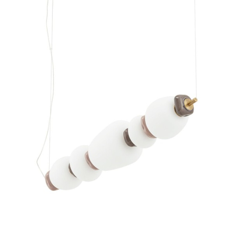 Подвесной светильник, люстра Nowodvorski 11699 Ceramic Horizontal LED 1x26W 3000K 2000Lm IP20 белый