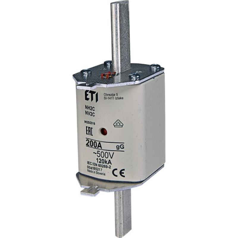 Запобіжник ETI 004185217 NH-2C/gG 200A 500V KOMBI