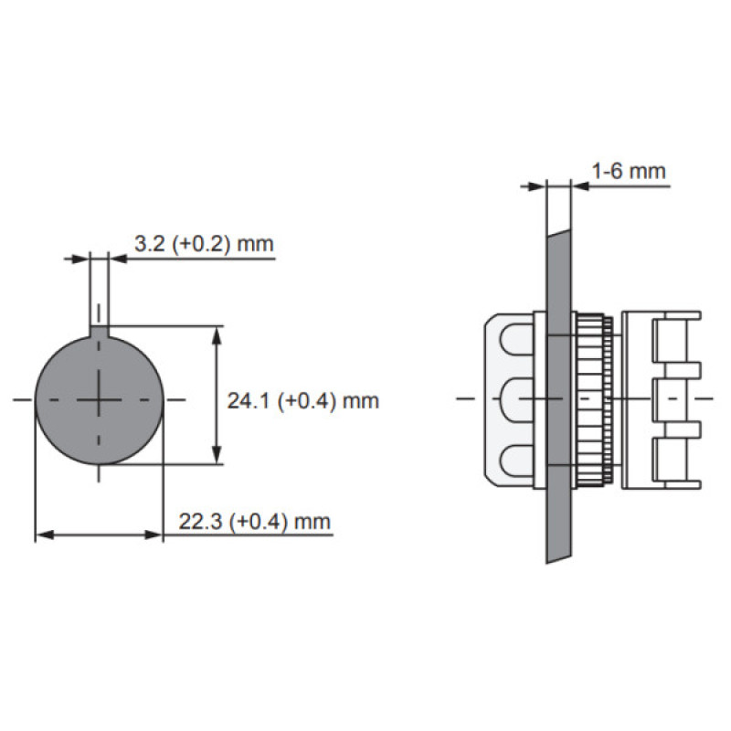 Переключатель NOARK Ex9P1 SSK с ключом (105555)