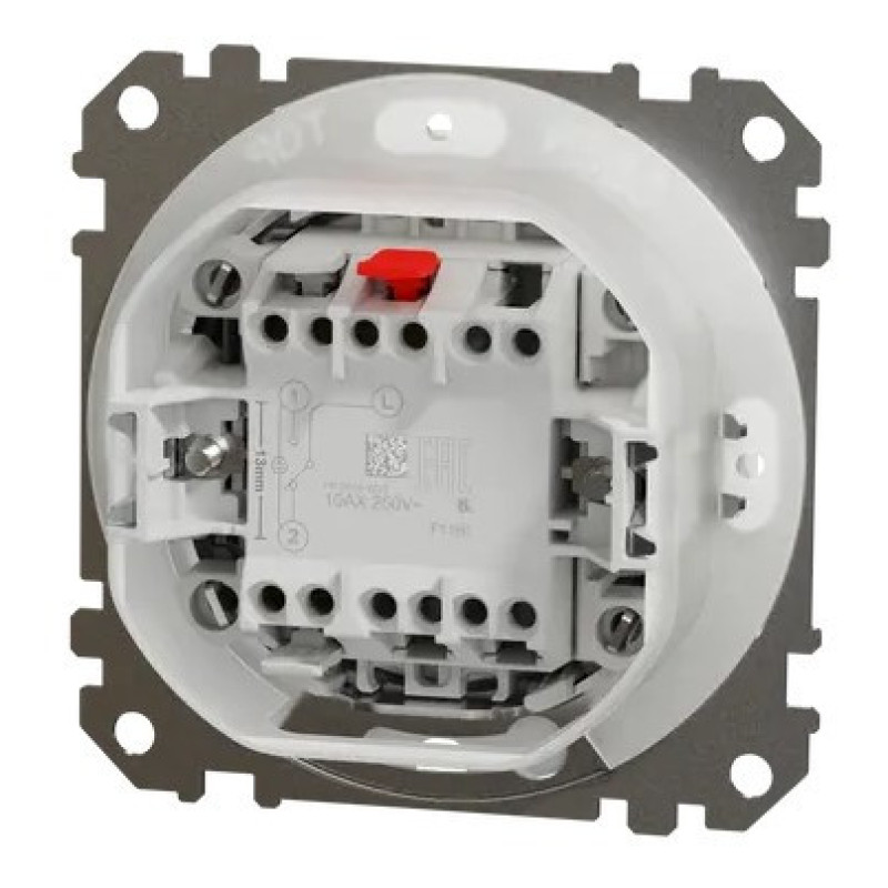 Одноклавишный переключатель Schneider Electric Sedna Design & Elements с крышкой IP44 белый SDD211106