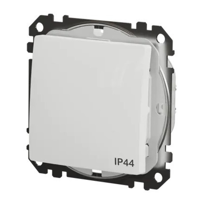 Одноклавишный переключатель Schneider Electric Sedna Design & Elements с крышкой IP44 белый SDD211106