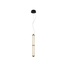 Подвесной светильник, люстра Italux PND-26384-2V-GD-CL Sanpo LED 2x6W 3000K 490Lm IP20 золотой
