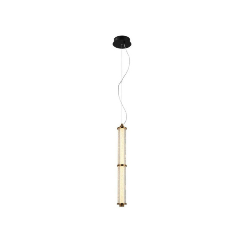 Підвісний світильник, люстра Italux PND-26384-2V-GD-CL Sanpo Led 2x6W 3000K 490Lm IP20 Золотий
