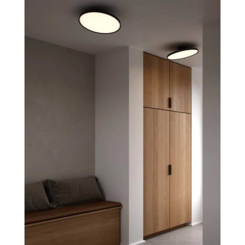 Люстра Nordlux 2320556003 Kaito LED 1x24W 3000K 1840Lm IP20 черная