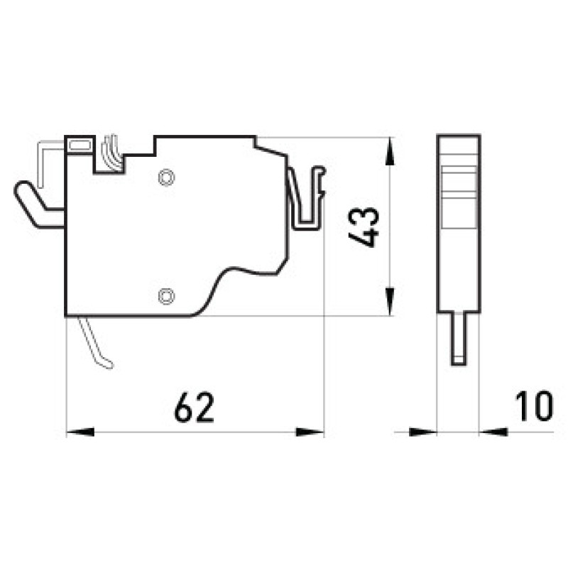 Дополнительный контакт E.Next e.industrial.ukm.400-800.F (i0030004)