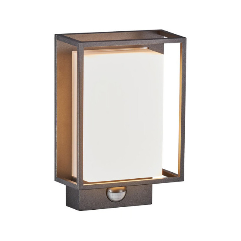 Уличный светильник с датчиком движения Nordlux 49051503 Nestor Sensor LED 1x8W 2700K 550Lm IP44 чёрный
