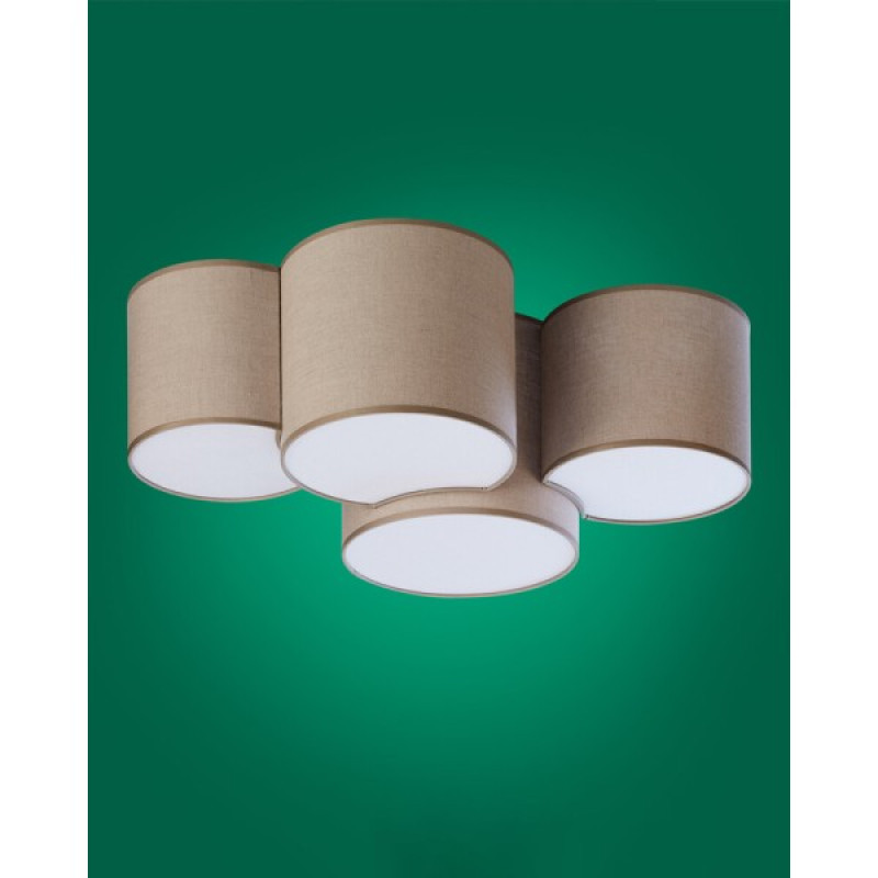 Люстра TK Lighting 6592 Mona E27 4x15W IP20 бежевая
