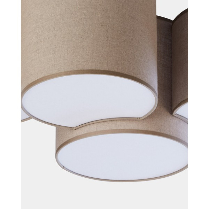 Люстра TK Lighting 6592 Mona E27 4x15W IP20 бежевая