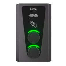 Комерційна зарядна станція Octa Energy SW244-S22-S22 Smart Wall на 44кВт (розетка 3ф + розетка 3ф)