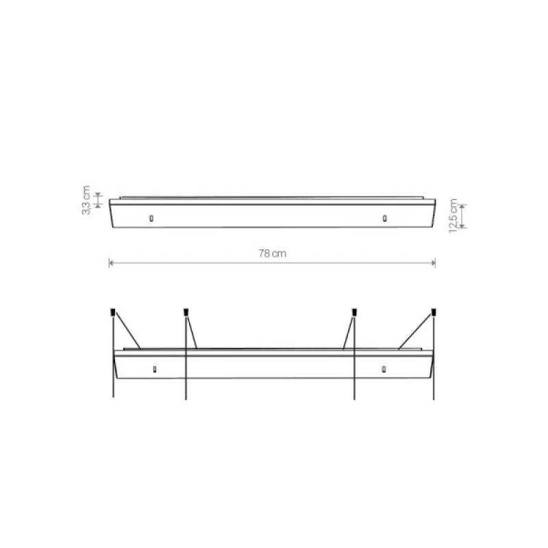 Основа Nowodvorski 8552 Cameleon Canopy D 780 10W IP20 Bl