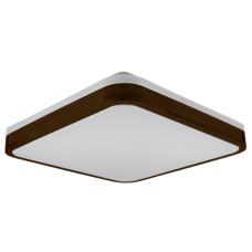 Матовый светильник Vestum GLOW 60Вт 391x391x65мм 3000К-6500К махагон