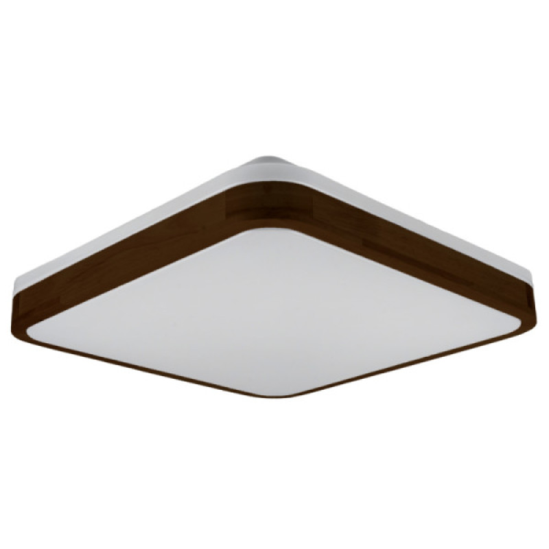 Матовый светильник Vestum GLOW 60Вт 391x391x65мм 3000К-6500К махагон