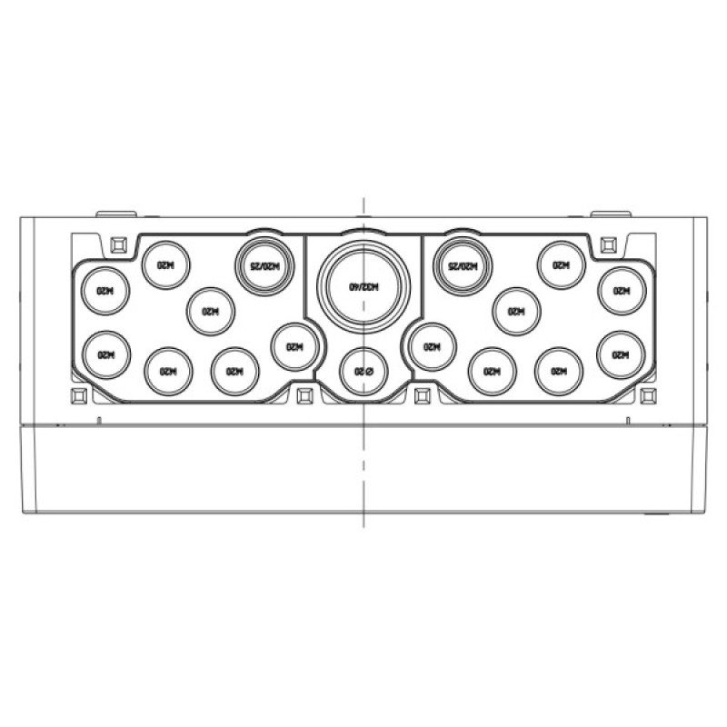 Влагозащищенная монтажная коробка Spelsberg AKL 2-g (sp74040201) IP65