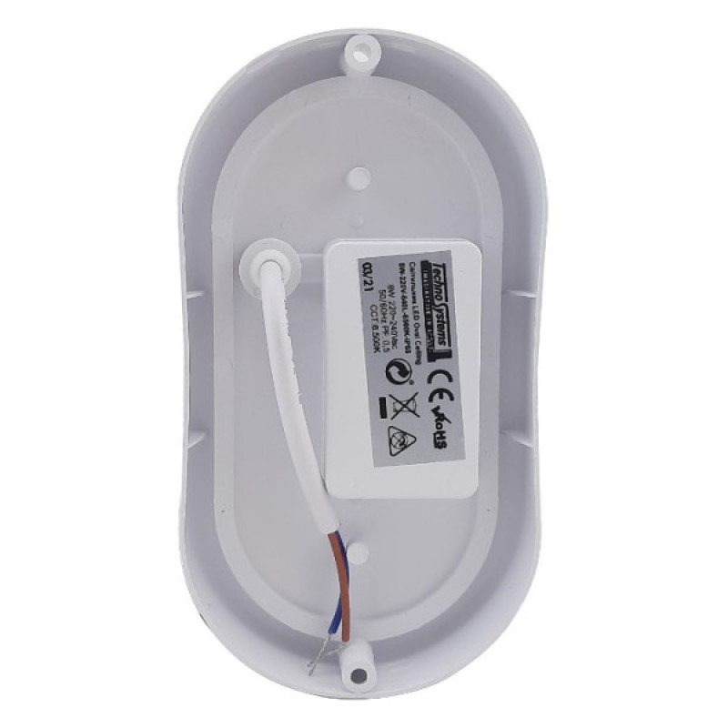 Светильник TNSy LED Oval Ceiling 8W-220V-640L-6500K-IP65 (TNSy5000505)