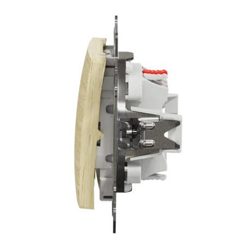Переключатель Schneider Electric Sedna Design & Elements с подсветкой береза SDD180106L