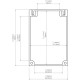 LED-профиль подвесной KLUS BOX, 1 метр