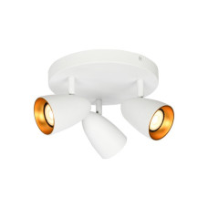 Светильник поворотный, спот Italux SPL-36748-3R-WH-GD Tino GU10 3x10W IP20 белый