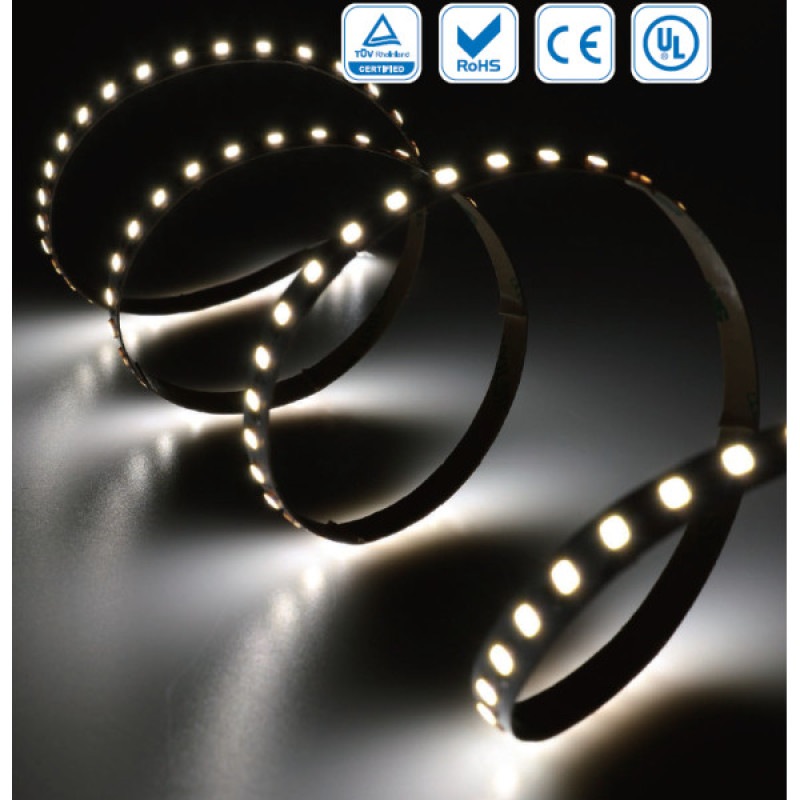 LED стрічка RISHANG 60-2835-12V-IP33 12W 1000Lm 4000K 5м (RD0060TA-A-NW)