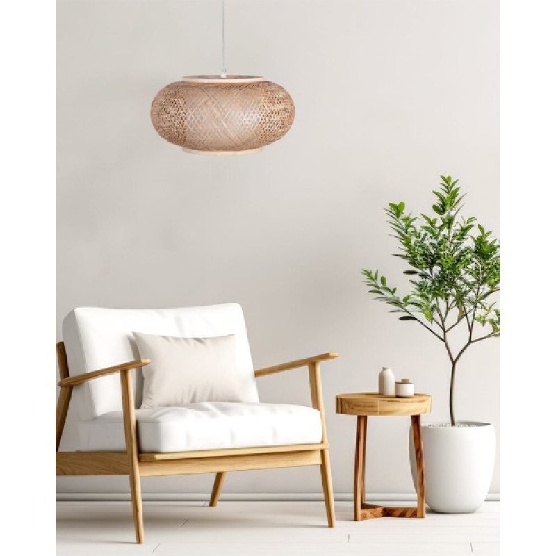 Підвісний світильник, люстра Goldlux 331168 Emilia E27 1x20W IP20 бежевий