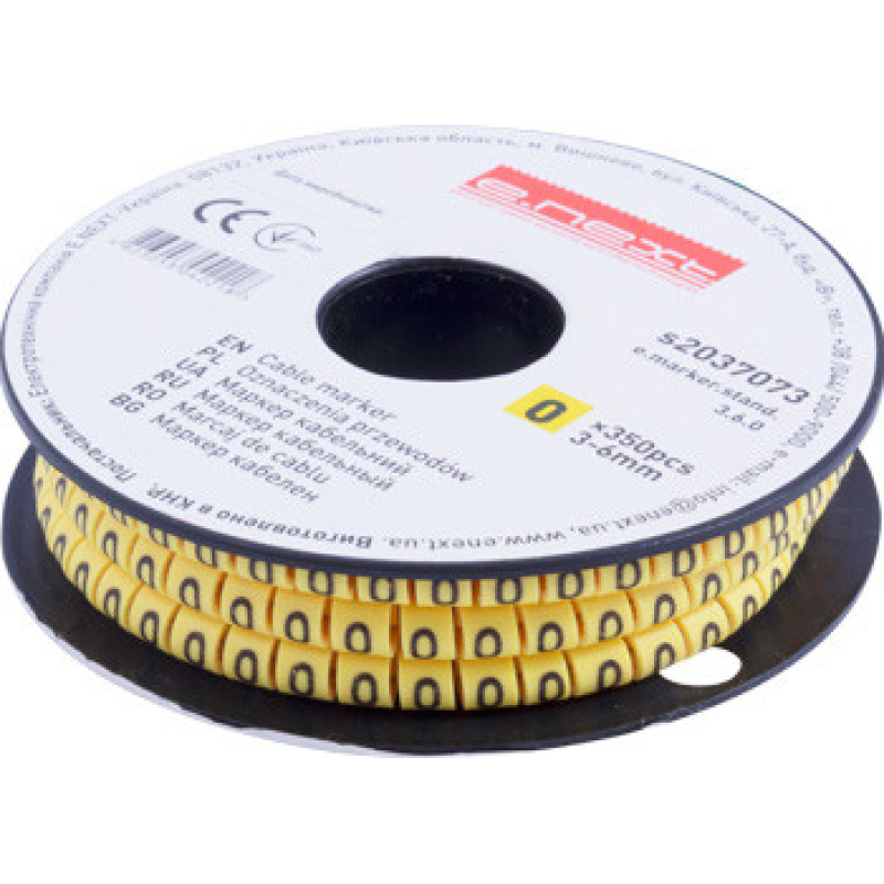 Кабельный маркер E.Next e.marker.stand.3.5.8.0 3,5-8 кв.мм 0 500шт (s2037011)
