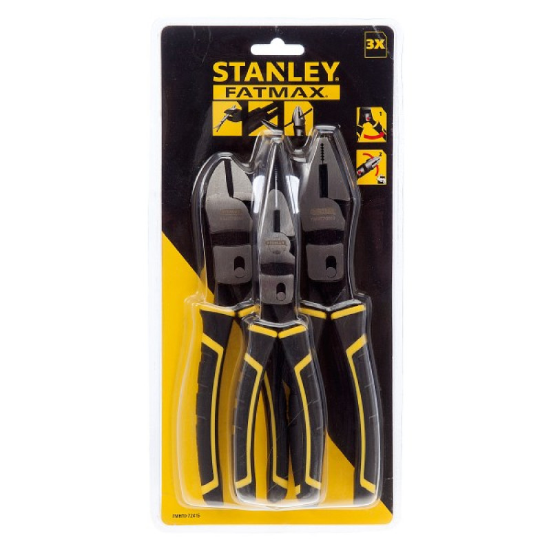 Набор шарнирно-губцевого инструмента Stanley FatMax 3 предмета