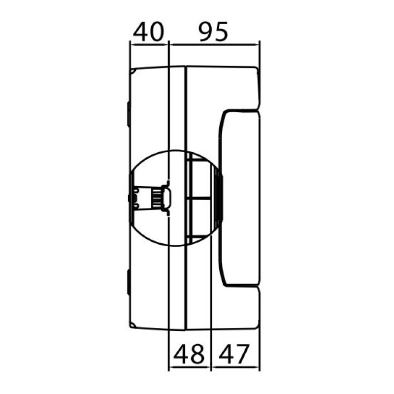 Щит настенный 18 мод. с дверцей RAL9001 Ram Base, DKC