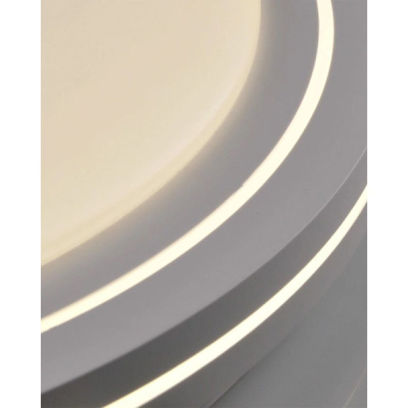 Потолочный светильник с пультом Goldlux 326652 Marian 50 Led 1x72W 3000K-6000K 8000Lm IP44 Wh