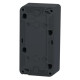 Накладний блок вимикач+розетка Schneider Electric MUR36024 із з/к IP55 (чорний)