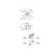 Люстра Pikart 26240-4 Alberto G9 8x60W IP20