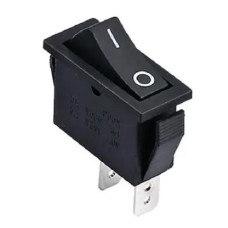 Переключатель TNSy KCD3-111 B/B без фиксации черный (TNSy5500854)