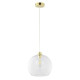Подвесной светильник, люстра TK Lighting 2742 Cubus E27 1x15W IP20 золотой