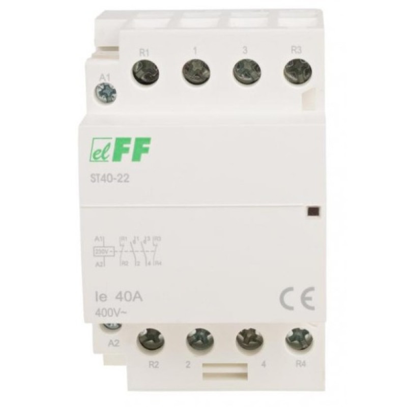 Модульный контактор F&F ST40-22 220В 40А
