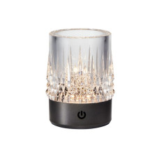 Настільна лампа Zuma Line NHTD-N08-NB Crystal LED 1x1W 3000K 110Lm IP20 чорна (5905316667716)