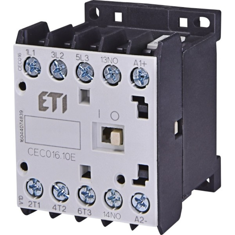 Миниатюрный контактор ETI 004641090 CEC 16.10-230V-50/60Hz (16A; 7.5kW; AC3)