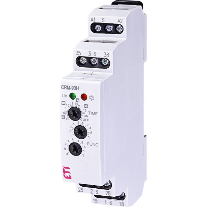Багатофункціональне реле часу ETI 002470071 CRM-93 H 230V (3x8A AC1)