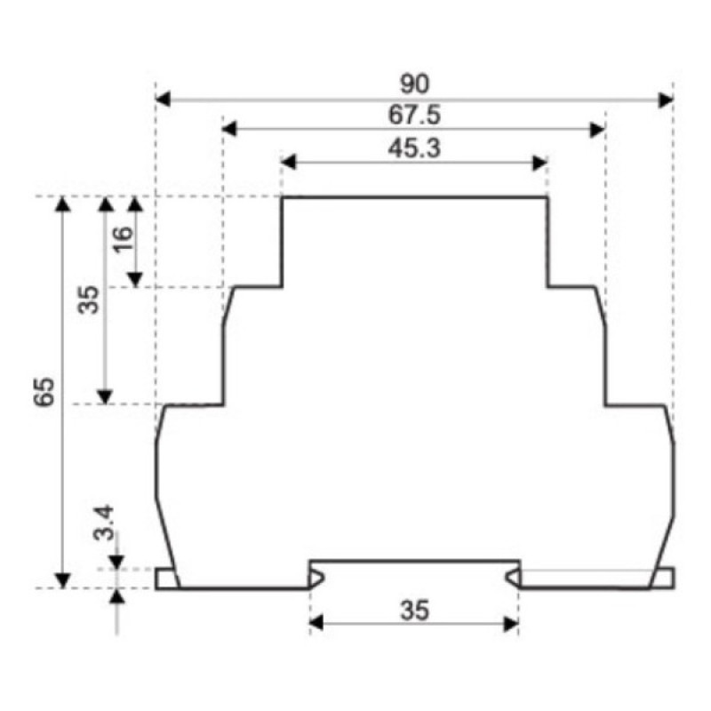 Багатофункціональне реле часу ETI 002470071 CRM-93 H 230V (3x8A AC1)