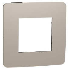 Однопостовая рамка Schneider Electric NU280228 (песочный/антрацит)