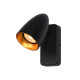 Бра, настенный светильник Italux WL-36748-1R-BK-GD Tino GU10 1x10W IP20 черный