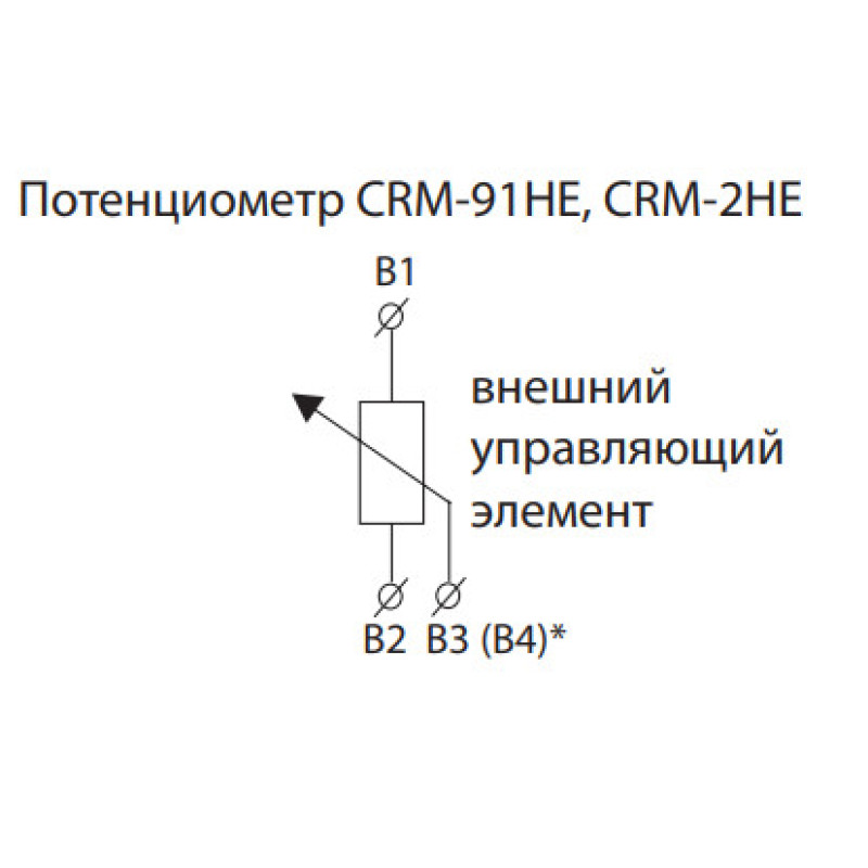 Реле времени с двумя внешними потенциометрами Elko-Ep CRM-2HE/UNI AC/DC 12-240В