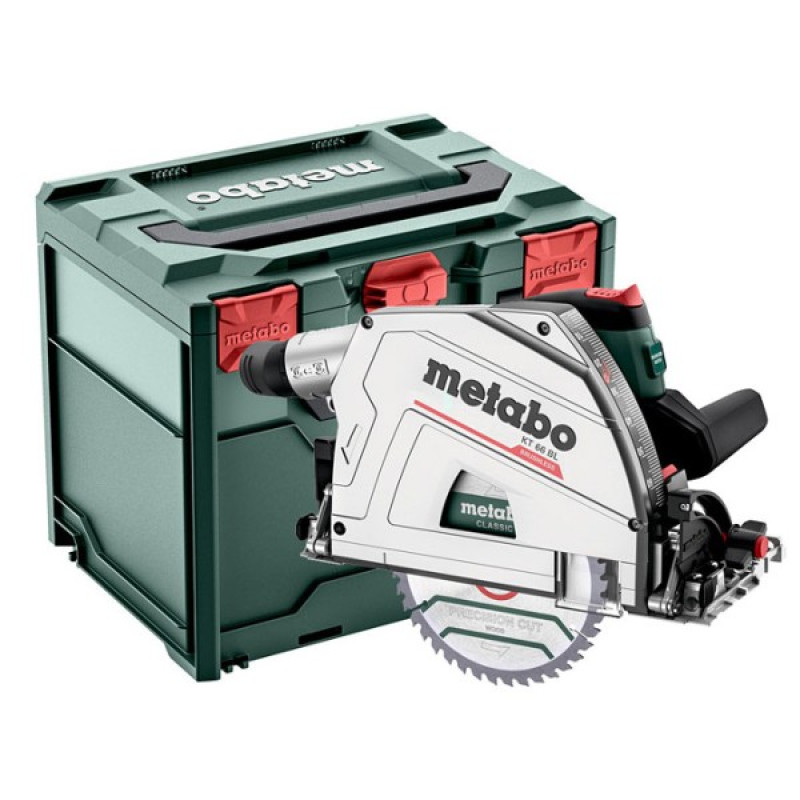 Аккумуляторная погружная дисковая пила Metabo KT 18 LTX 66 BL 2200-5000об/мин (601866840)