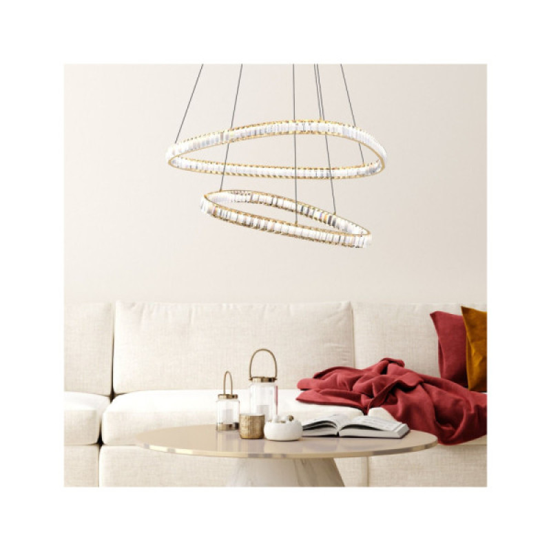 Люстра Zuma Line MD3169-2-3GT Athesa Led 1x36W 3000K-6000K 4200Lm IP20