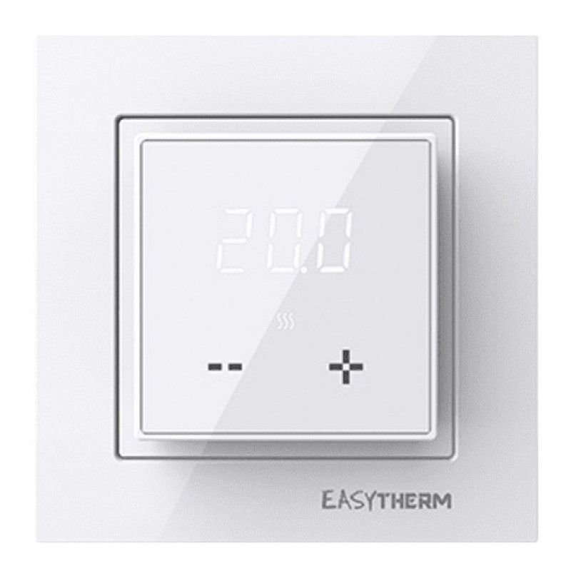 Електромеханічний цифровий терморегулятор Easytherm ET30 16А 3200Вт (білий)