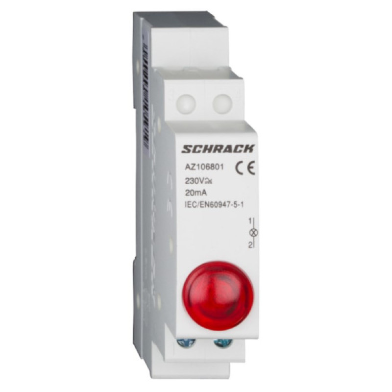 Красный модульный LED индикатор Schrack AZ106801 230В AC