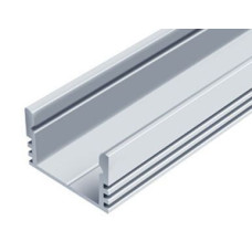 LED-профиль накладной анодированный, 2 метра (ЛП12е_1)