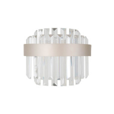 Бра, настенный светильник Italux WL-34386-1-CH-CL Horna LED 1x8W 3000K 624Lm IP20 никелевый