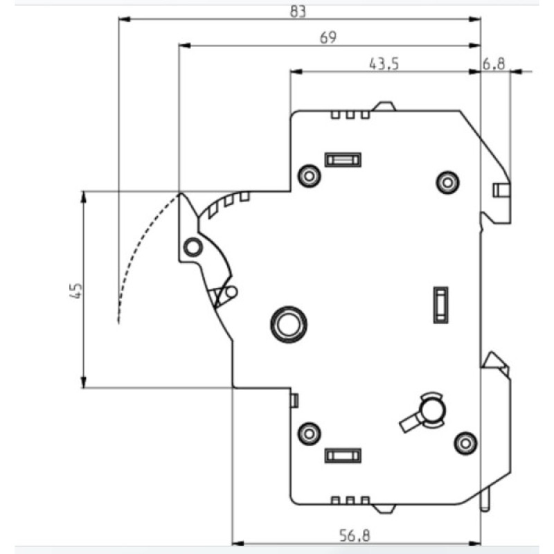 Разъединитель предохранитель ETI 002560003 EFD 14 2p