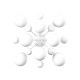 Люстра Pikart 34601-2 Burst G9 8x15W IP20 белая